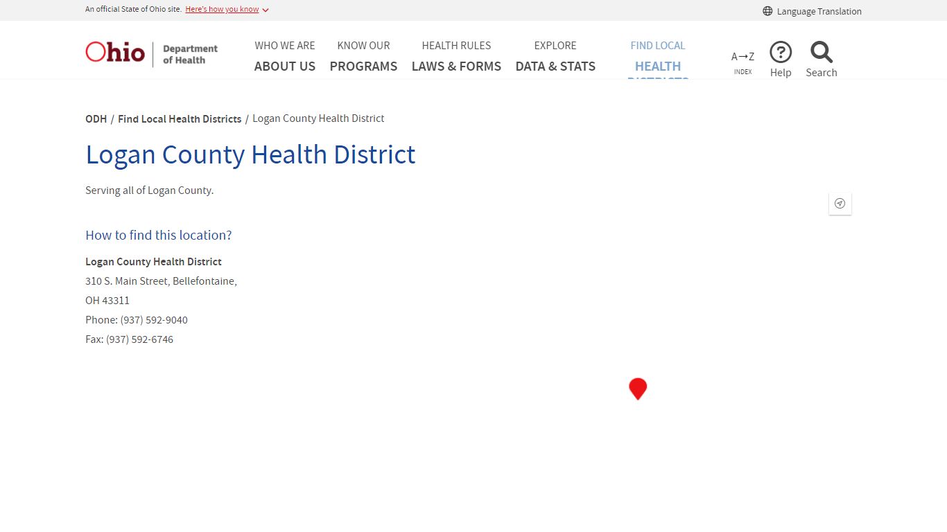 Logan County Health District - odh.ohio.gov